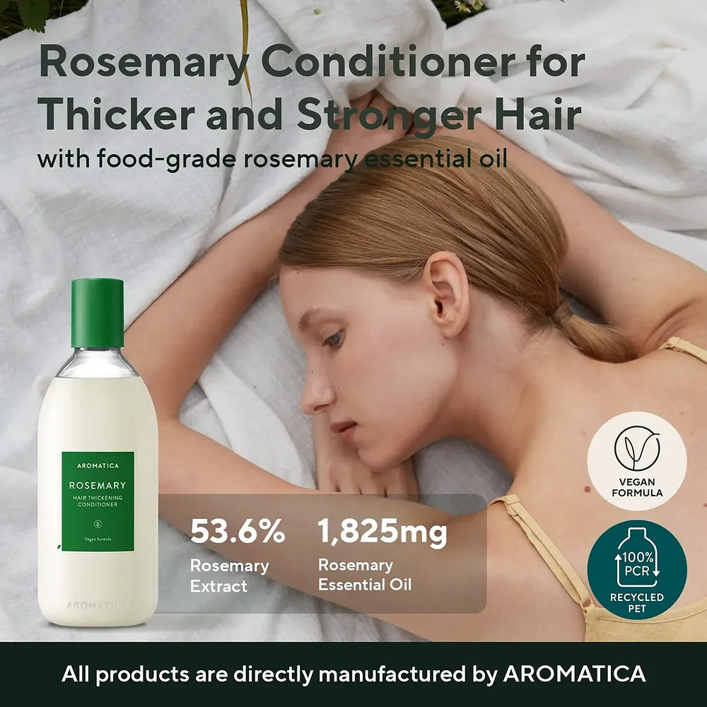 AROMATICA Rosemary Hair Thickening Conditioner (400ml)