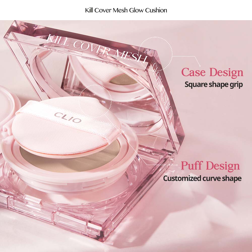 CLIO Kill Cover Mesh Glow Cushion Set SPF50+/PA++++ (+Refill)